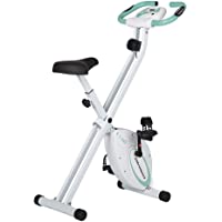 Ultrasport F-Bike Advanced estática LCD Hometrainer- Niveles de Resistencia Ajustables con sensores de Pulso de Mano…